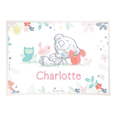 Personalised Tiny Tatty Teddy Woodland Animal Placemat £6.99